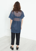 Load image into Gallery viewer, Mesh Over Dress in Navy
